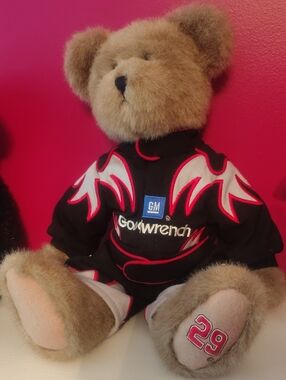 Goodwrench Racing Teddy Bear - Black & Brown Plush